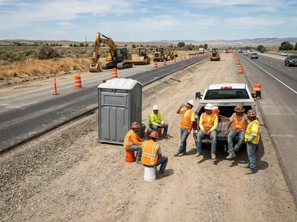 highway-road-construction-crew-007 — frequently asked questions, Porta Potty and Restroom Rentals in Hope Valley, RI